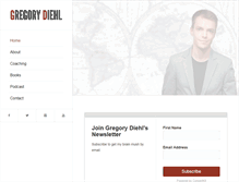 Tablet Screenshot of gregorydiehl.net